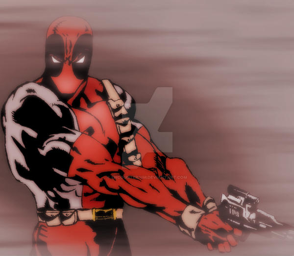 Deadpool Invert Color Deadpool Colored by Encounterhim on DeviantArt