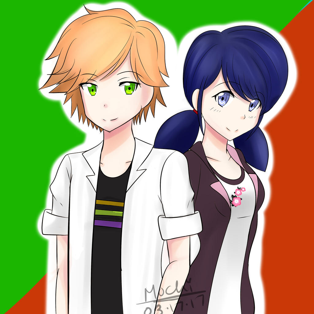 Adrien and Marinette