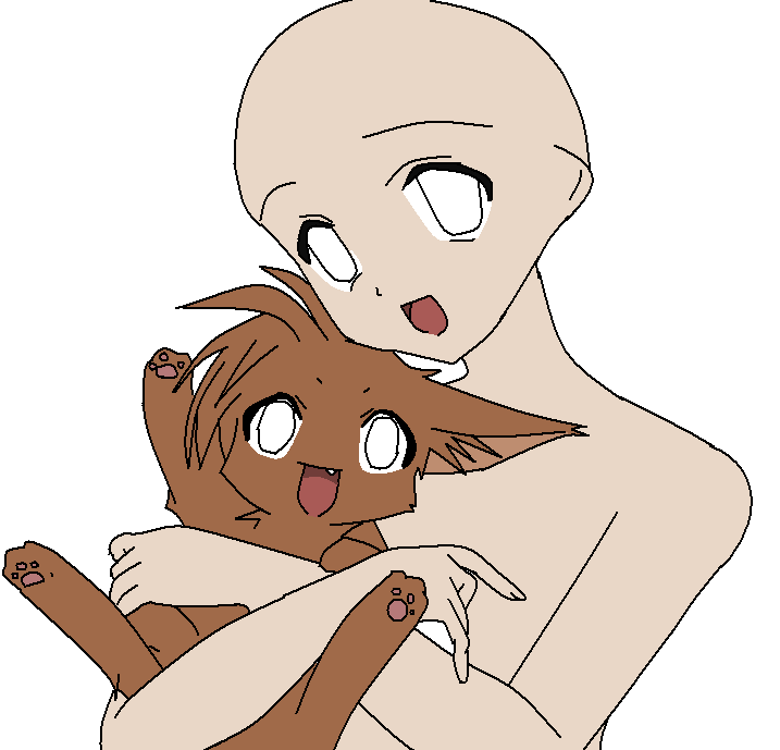 Girl And Cat Base By Xxintheend On Deviantart Girl And Cat Base By Xxintheend On Deviantart