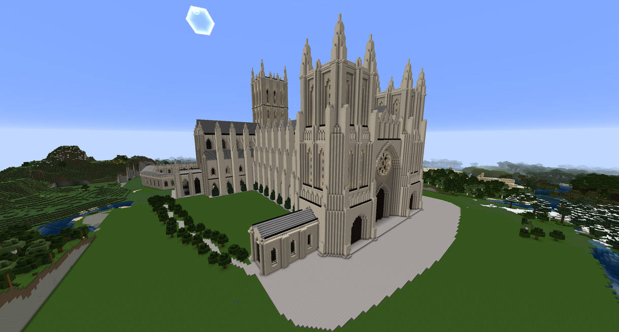 Churchill Minecraft Minecraft - Washington National Cathedral by MinecraftArchitect90 on ...
