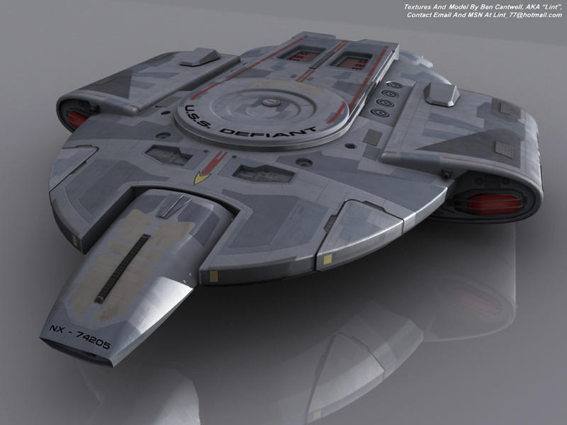 USS Defiant - Finished by lint77 on DeviantArt