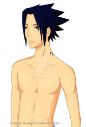 Shirtless Sasuke-kun. x3