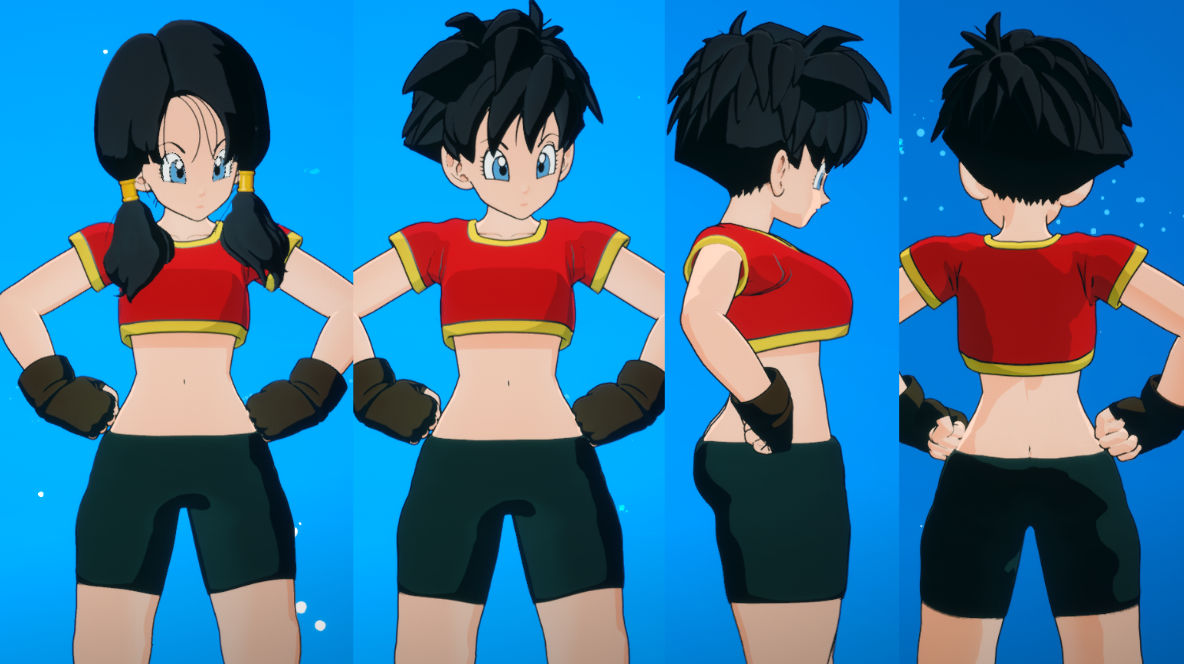 Dragon Ball: Sparking! Zero Pan’s Top for Videl by NotChewgly on