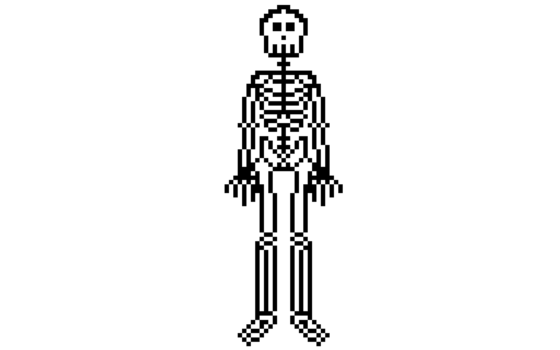 Pixel Skeleton Examples Pixel art Skeleton by motoast on DeviantArt