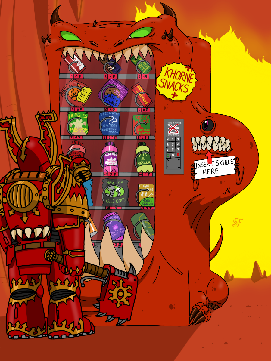 images Warhammer 40K Khorne Flakes khorne snacks by techmaguskhobotov on