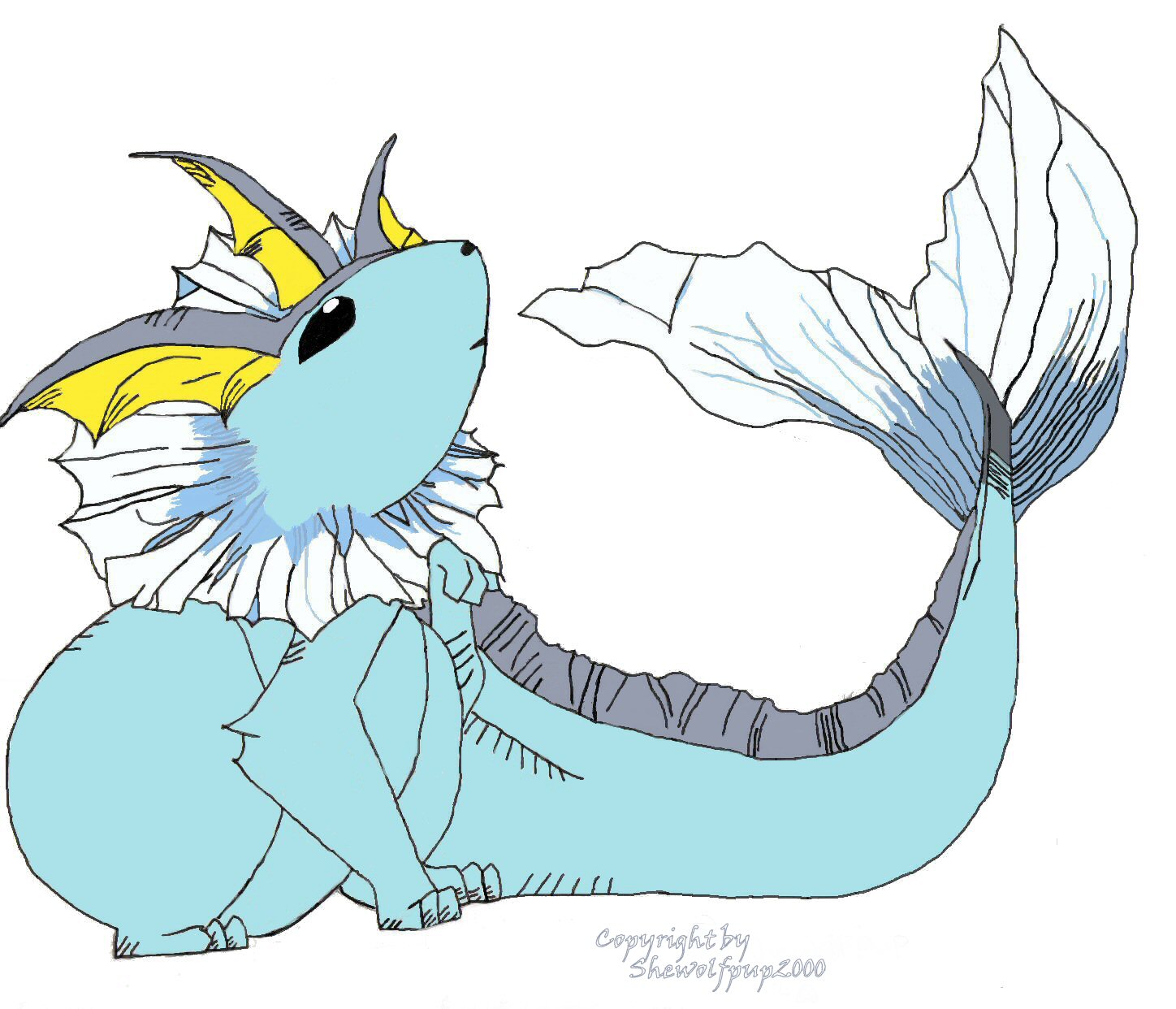 Vaporeon in Color