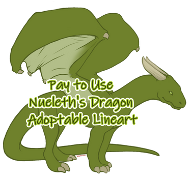 Nueleth's Dragon Lineart