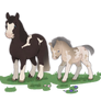 Selenite and Foal