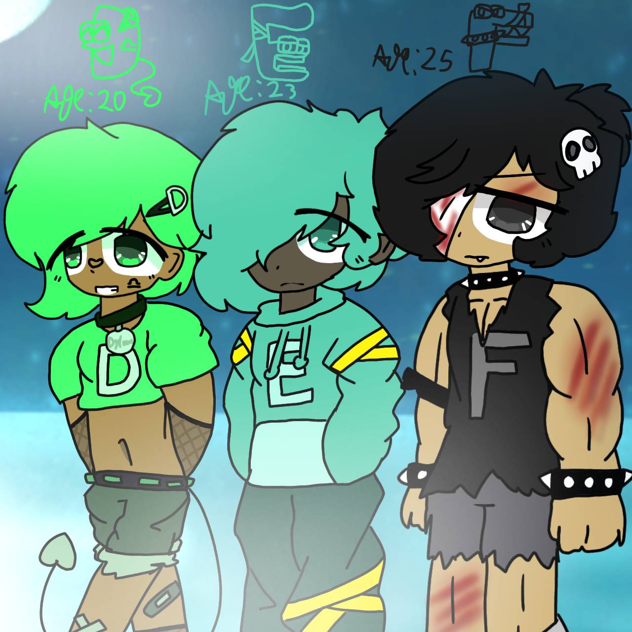 Human Rip Alphabet lore humanized remake // pt.2 by AlvinAthanK1ngerOffc on ...
