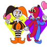 Clownz Love (Art Trade)