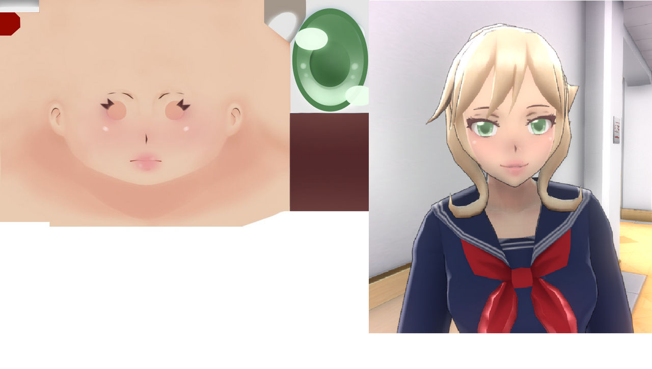 Yandere Simulator face skin texture (simple) by nnnekos on DeviantArt Yandere Simulator face skin texture (simple) by nnnekos on DeviantArt