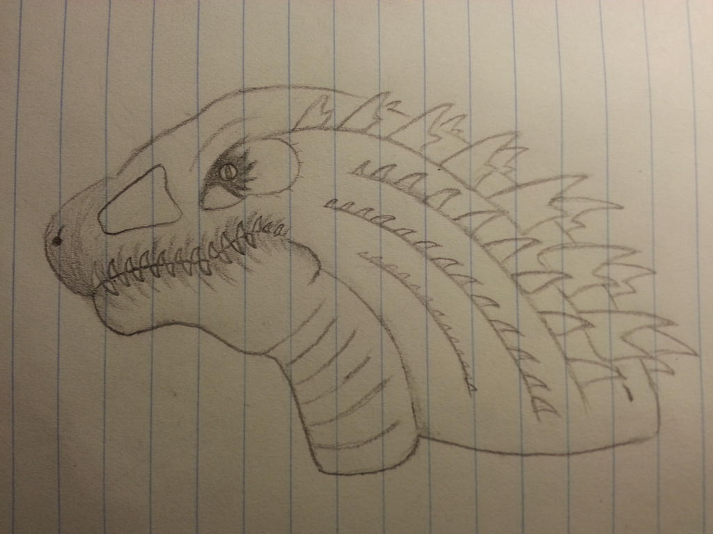 Godzilla Head #1 by Klaiwong on DeviantArt