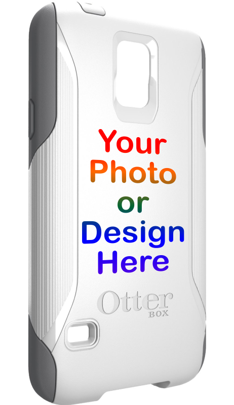 White OtterBox Commuter Case with UV Print