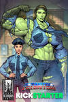Blonde Cop Hulk Out by Loki-667