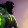 She-Hulk Back View