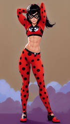 Muscular Miraculous Ladybug 1