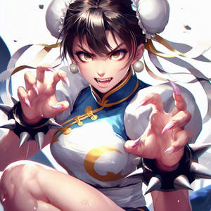 Cat claws Chun-Li