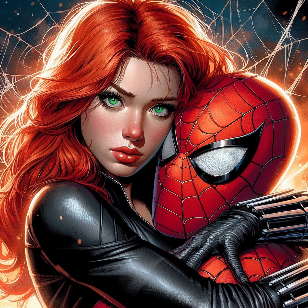 Black Widow Hugging Spider Man By Loki 667 On DeviantArt black-widow-hugging-spider-man-by-loki-667-on-deviantart