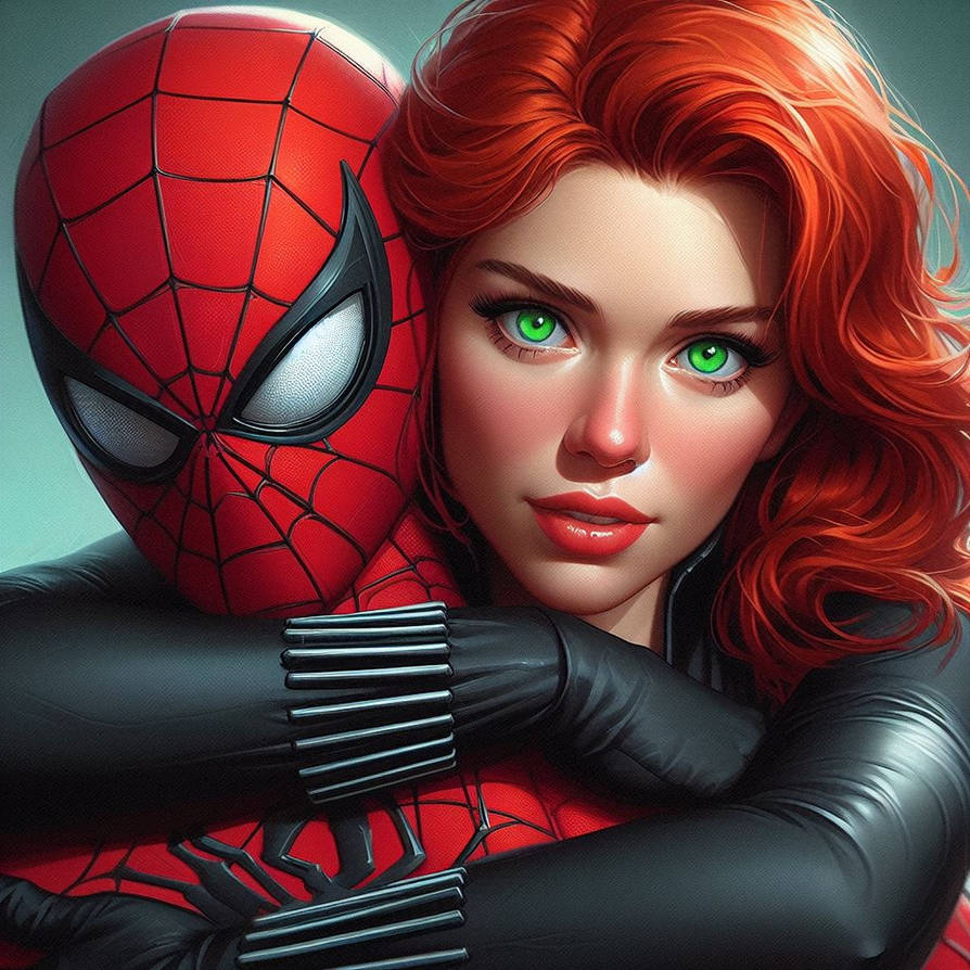 Black Widow Hugging Spider Man 3 By Loki 667 On DeviantArt black-widow-hugging-spider-man-3-by-loki-667-on-deviantart