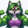 Anthro Wolf She-Hulk 6