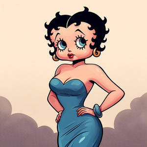 Betty Boop in Blue