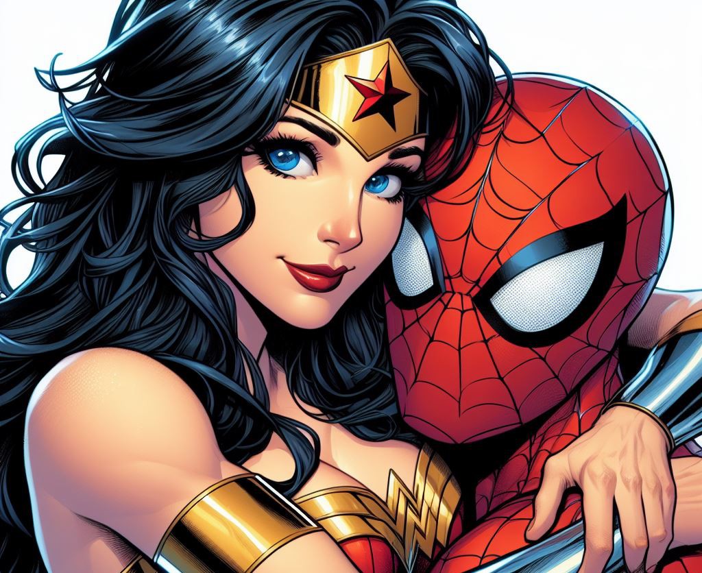 Wonder Woman Hugging Spider Man 2 By Loki 667 On DeviantArt wonder-woman-hugging-spider-man-2-by-loki-667-on-deviantart