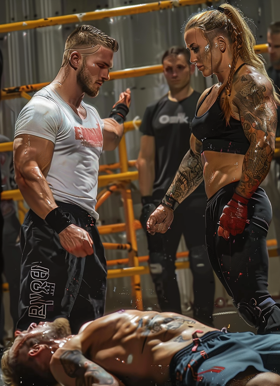 Female vs Male - Mixed Fight by FightClub78 on DeviantArt