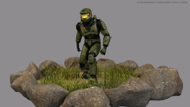 Master Chief-lowpoly