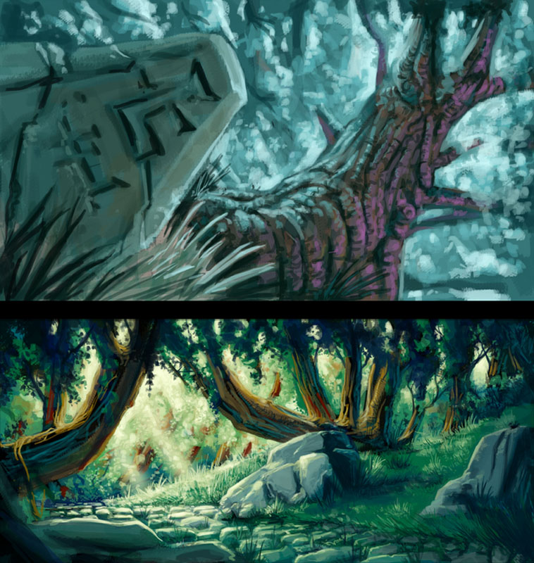 forest speed paints