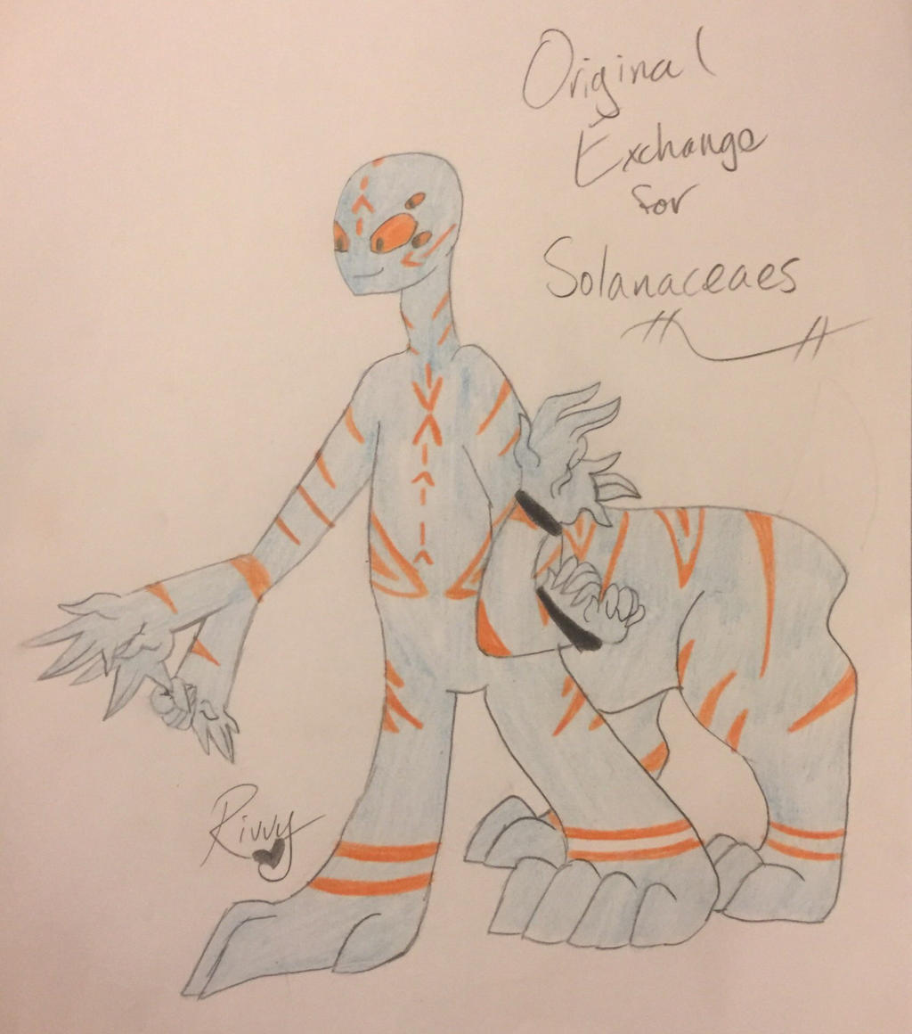 Original Exchange for Solanaceaes by Riverthunder