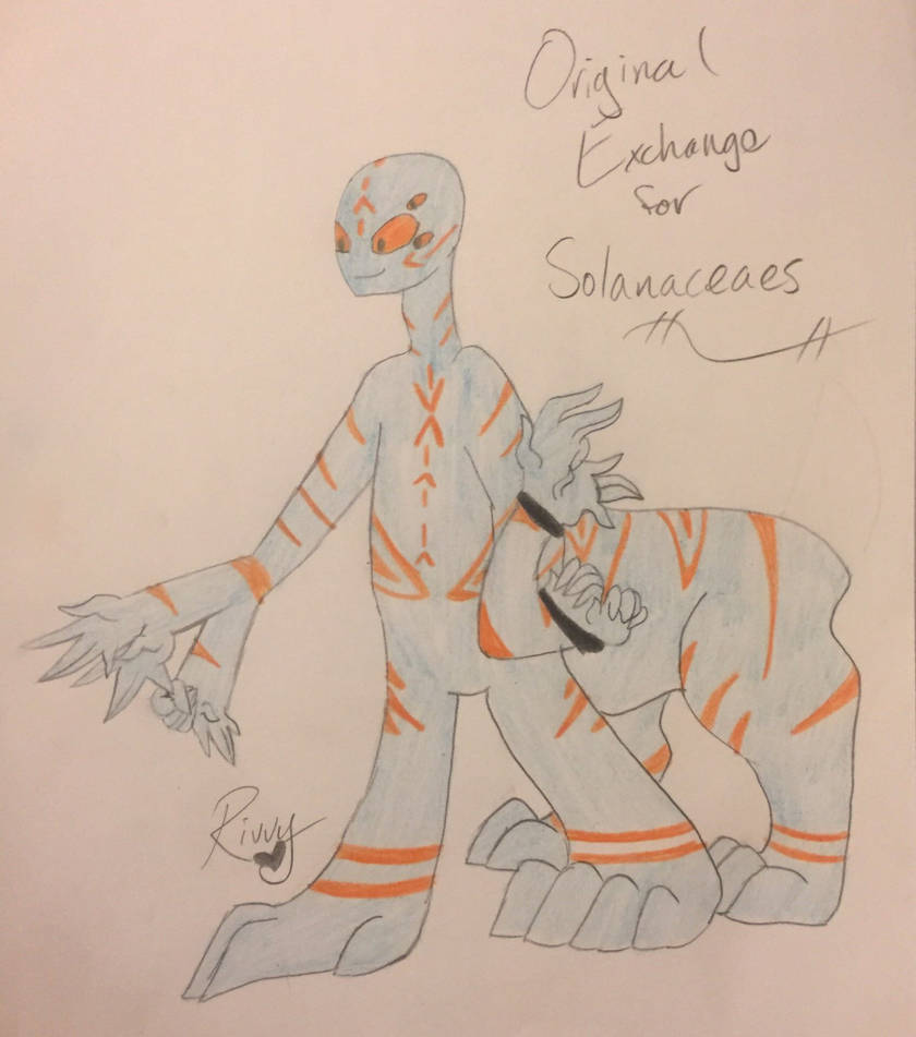 Original Exchange for Solanaceaes by Riverthunder