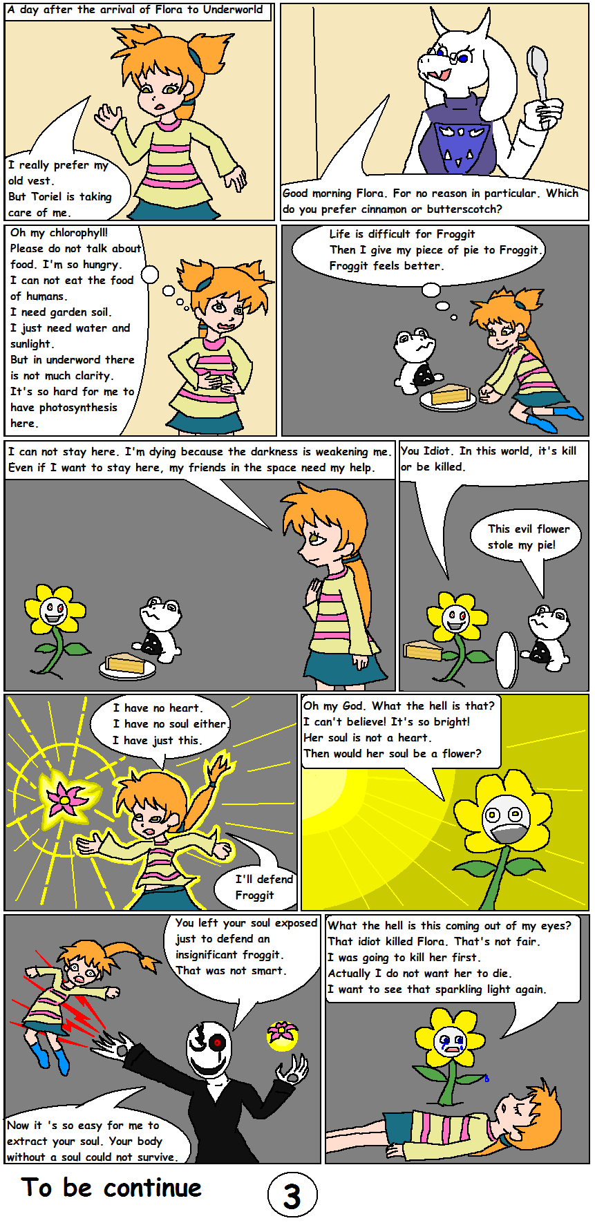 Undertale Fan Comic Undertale Leaf Page 003 By Florapolitis On Deviantart