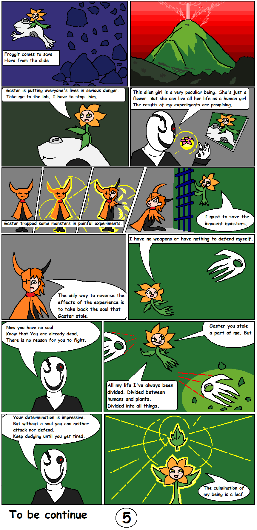 Undertale Fan-Comic - Undertale Leaf Page 005