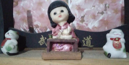 Chanoyu tea ceremony japanese doll 002