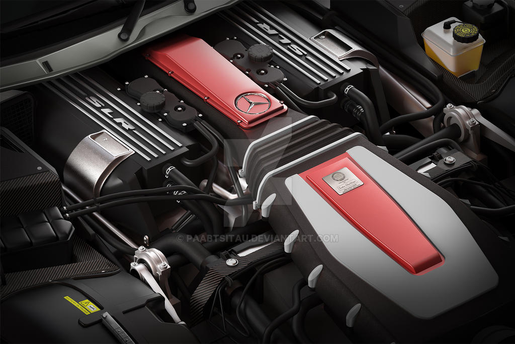 Mercedes SLR Engine by paabtsitau on DeviantArt
