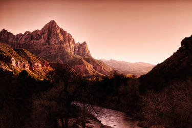 Zion at Sunset