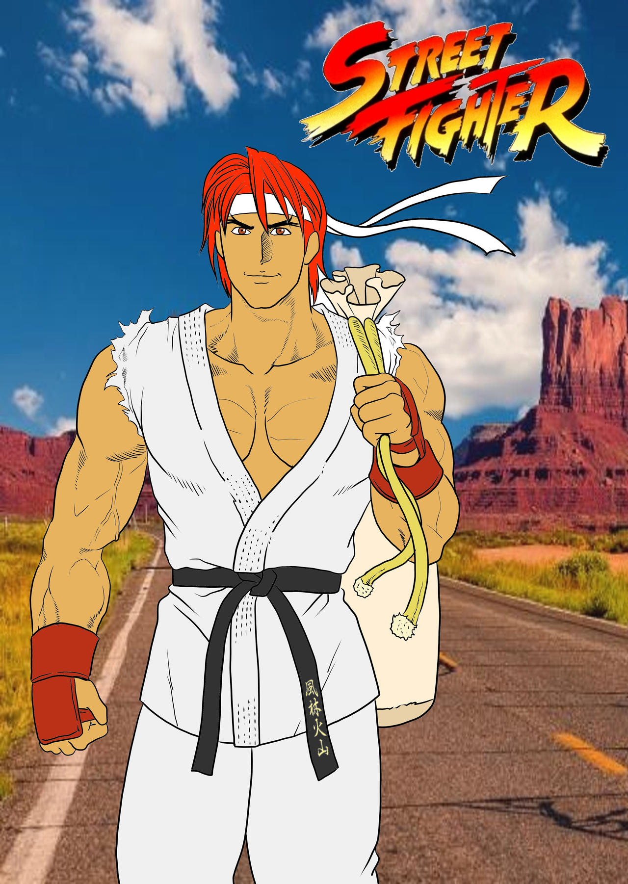Ryu the wandering warrior by alexxxfirefire on DeviantArt