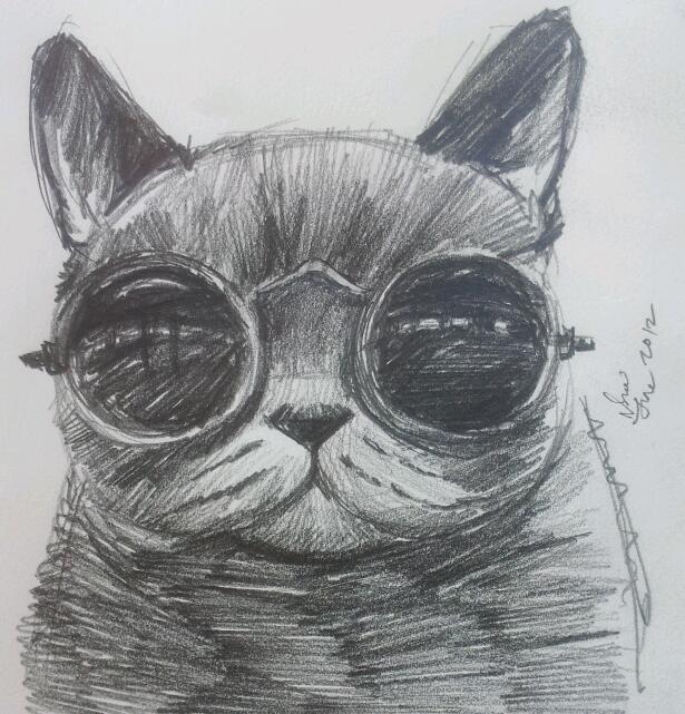 manditory daily cat sketch 585