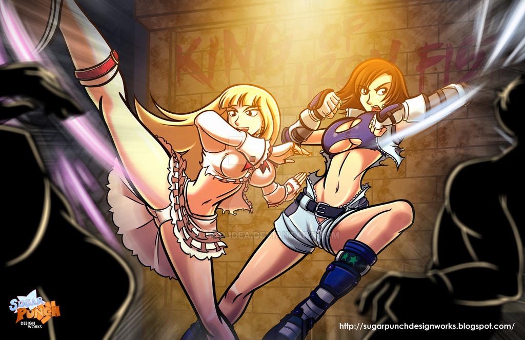 Lili and Asuka's Street Brawl