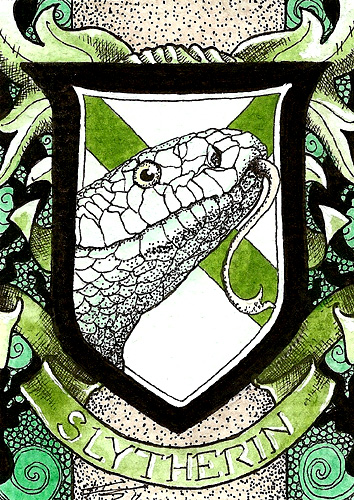 Slytherin House Crest ATC