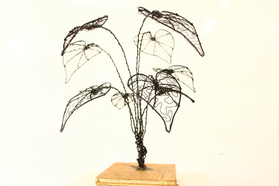 Plant Wire Sculpture