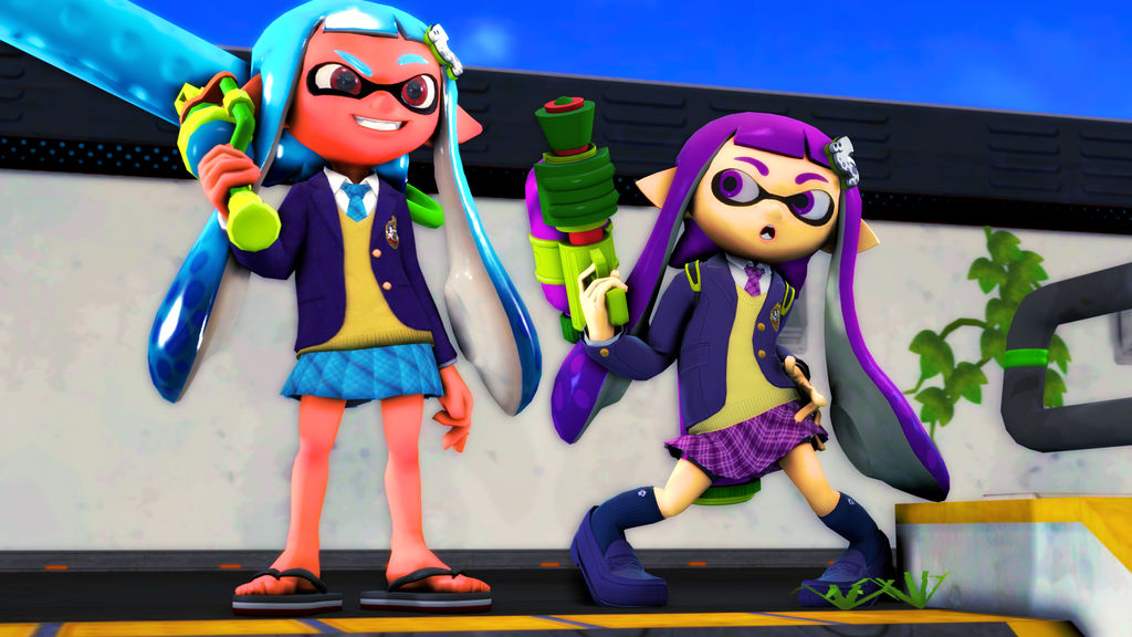 Inklings Ready For School Battle by SMG4Muffin on DeviantArt
