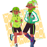 Limegreen Twins - Splatoon OC