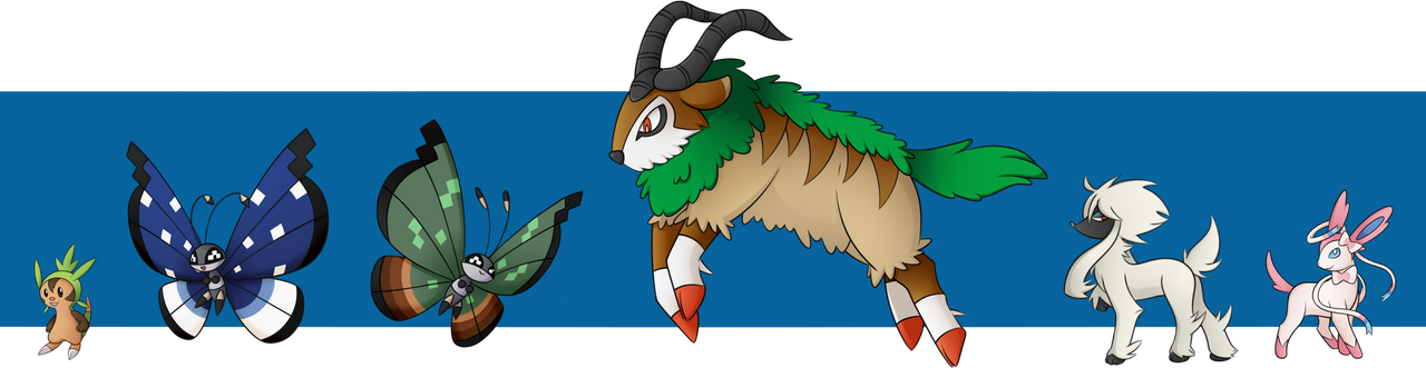 Kalos main team by EifiHanaki on DeviantArt