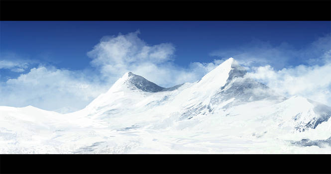 mountain speedpainting