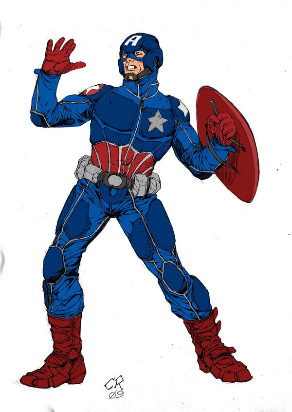 Captain America outfit Design