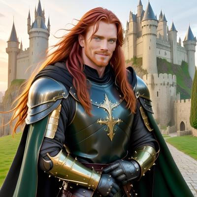 Knight near Castle by The-Karn on DeviantArt
