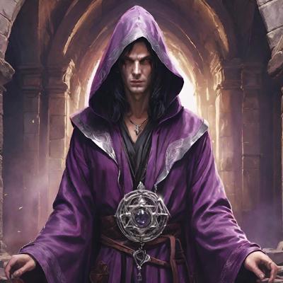 Elder Magic Color Elder Mage in Purple Robes by The-Karn on DeviantArt