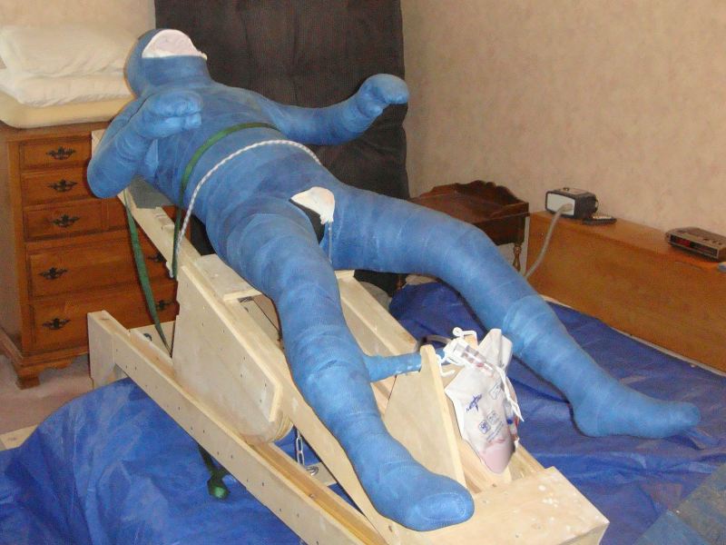 Full Body Cast Mummification Porn.