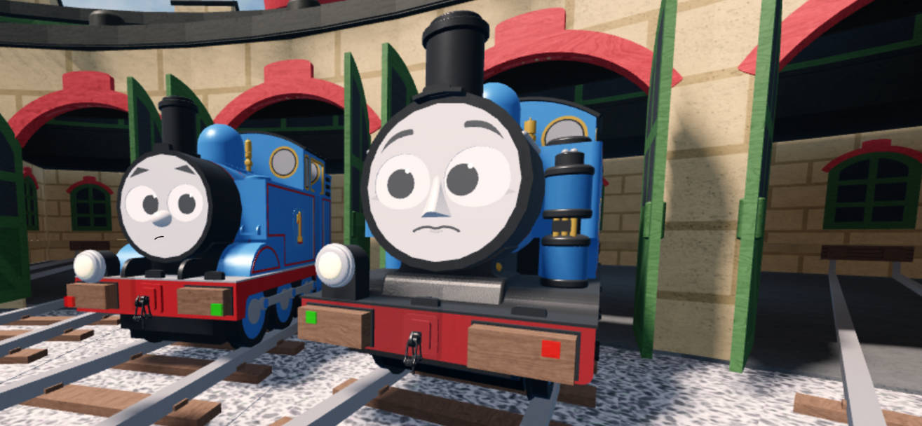 Thomas Meets RWS Thomas by DolphTheCarLoverGuy on DeviantArt